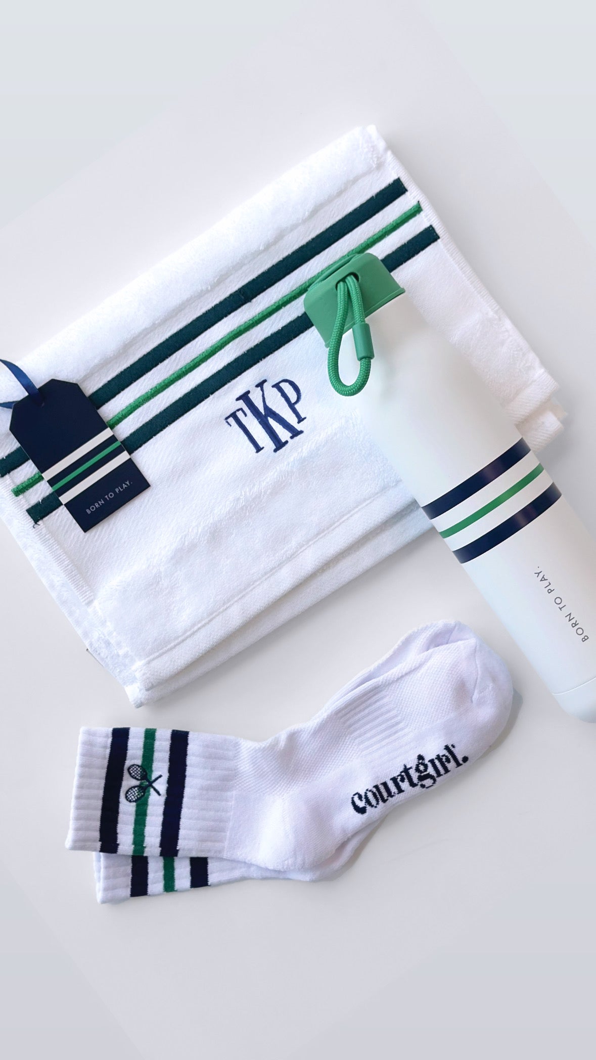 BORN TO PLAY LUXE SET MONOGRAM