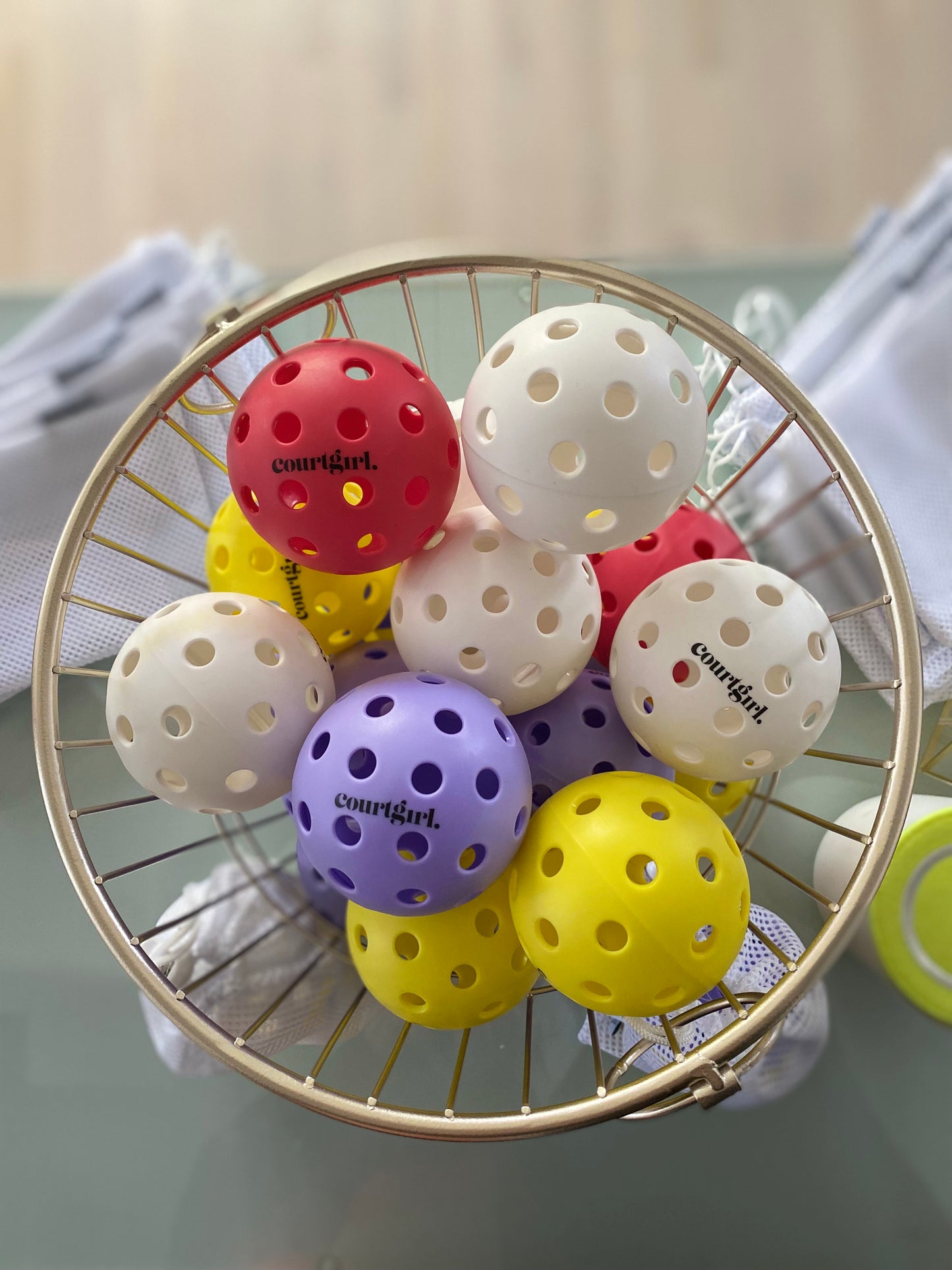 Pickleballs in Mesh Bag (Set of 8)