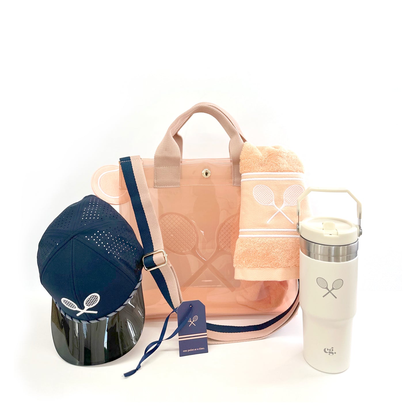Matchtime Tennis Towel—Peach