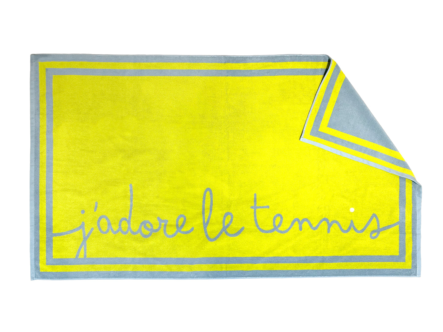 J'adore Le Tennis — Beach Towel