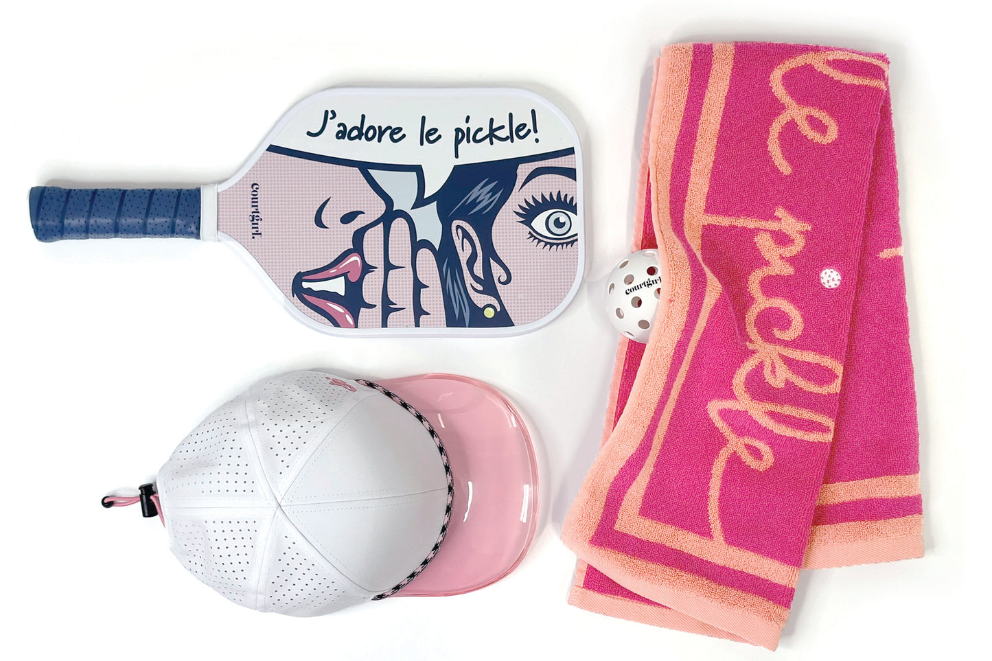 Pickled Pink Travel Pouch & Towel Set