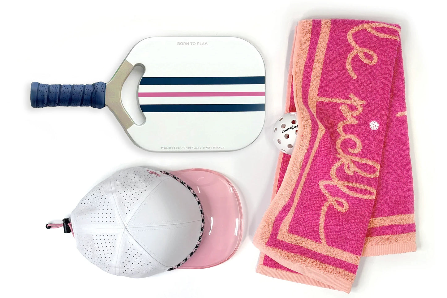 Pickled Pink Travel Pouch & J'adore Towel Set