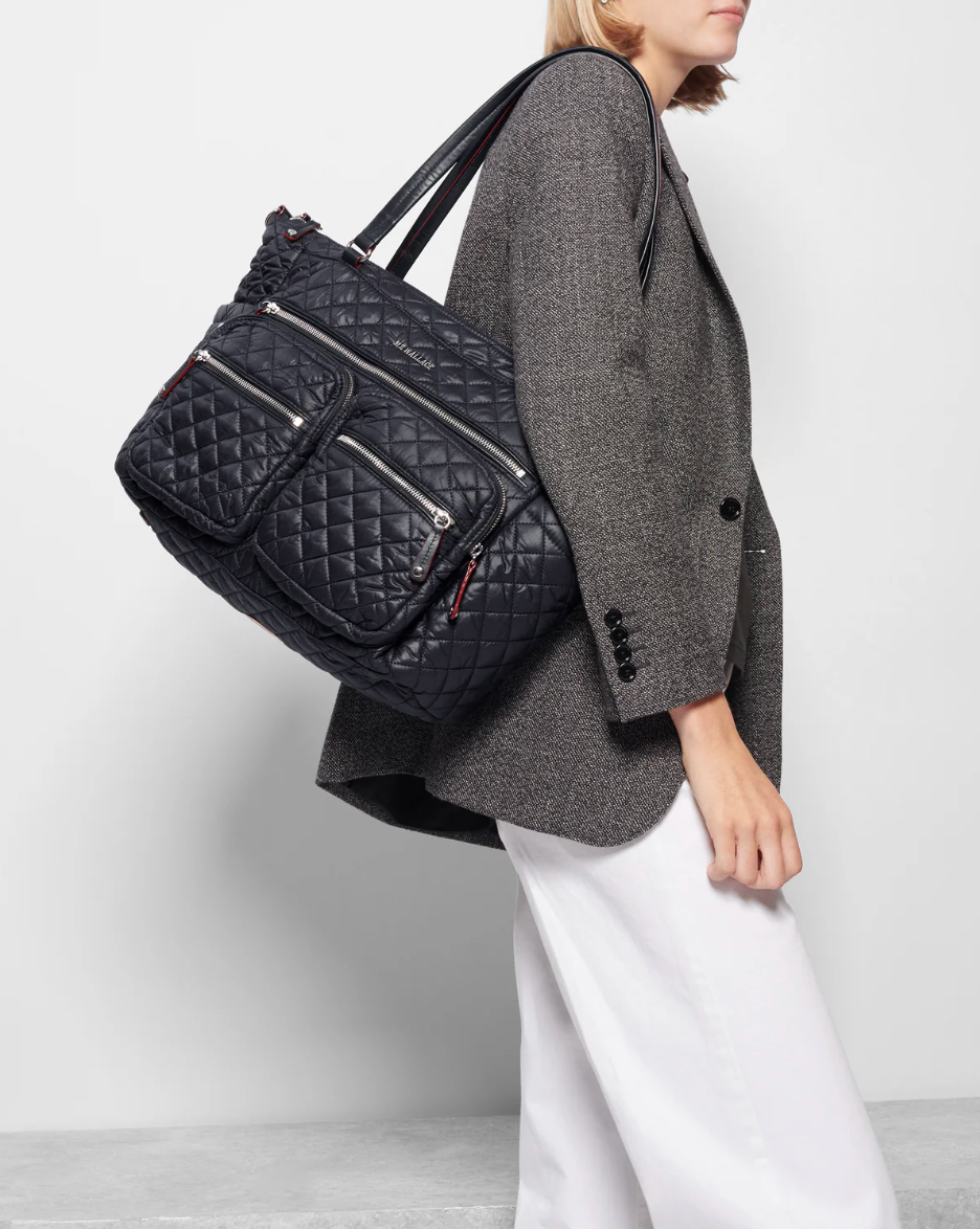 MZ Wallace Black Crosby Traveler
