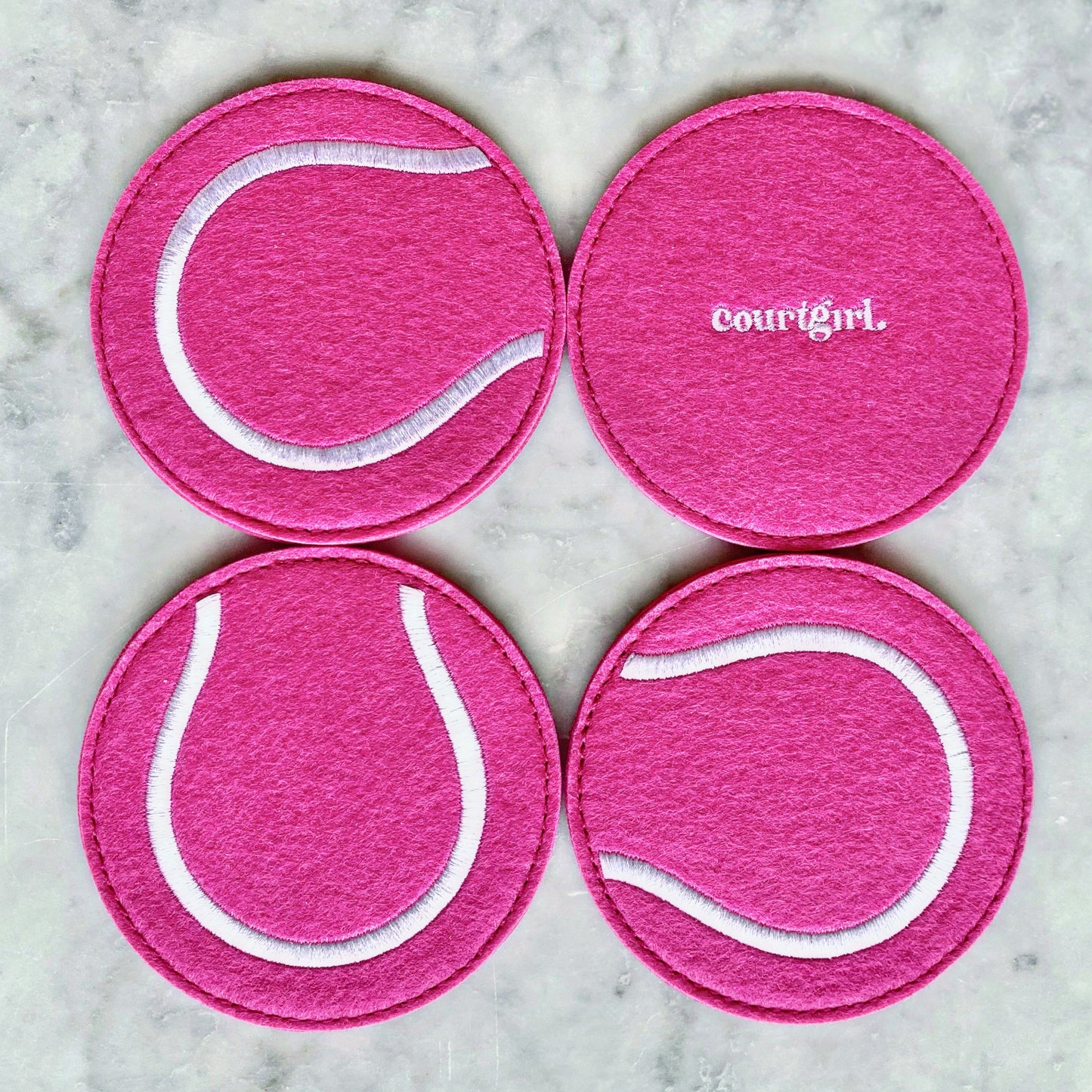 On Point (Felt Embroidered Coaster)
