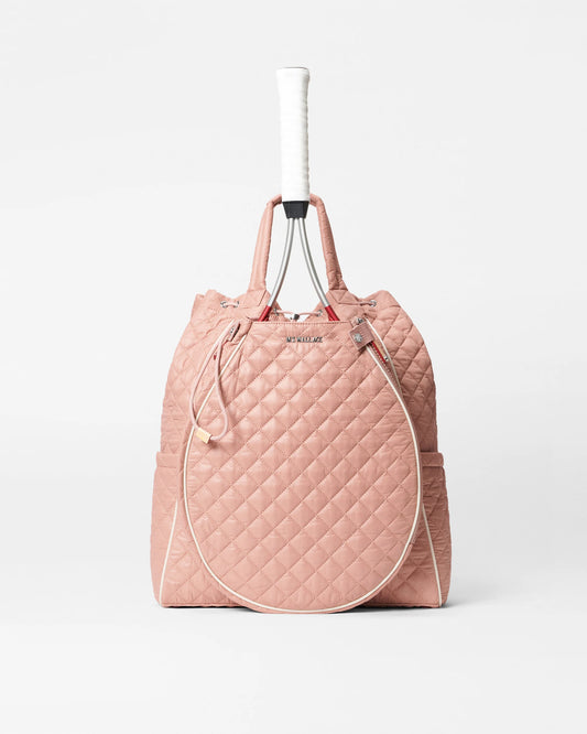 Tennis Convertible Backpack (Rose Coffee)
