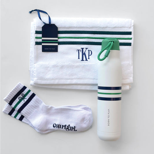 BORN TO PLAY LUXE SET MONOGRAM