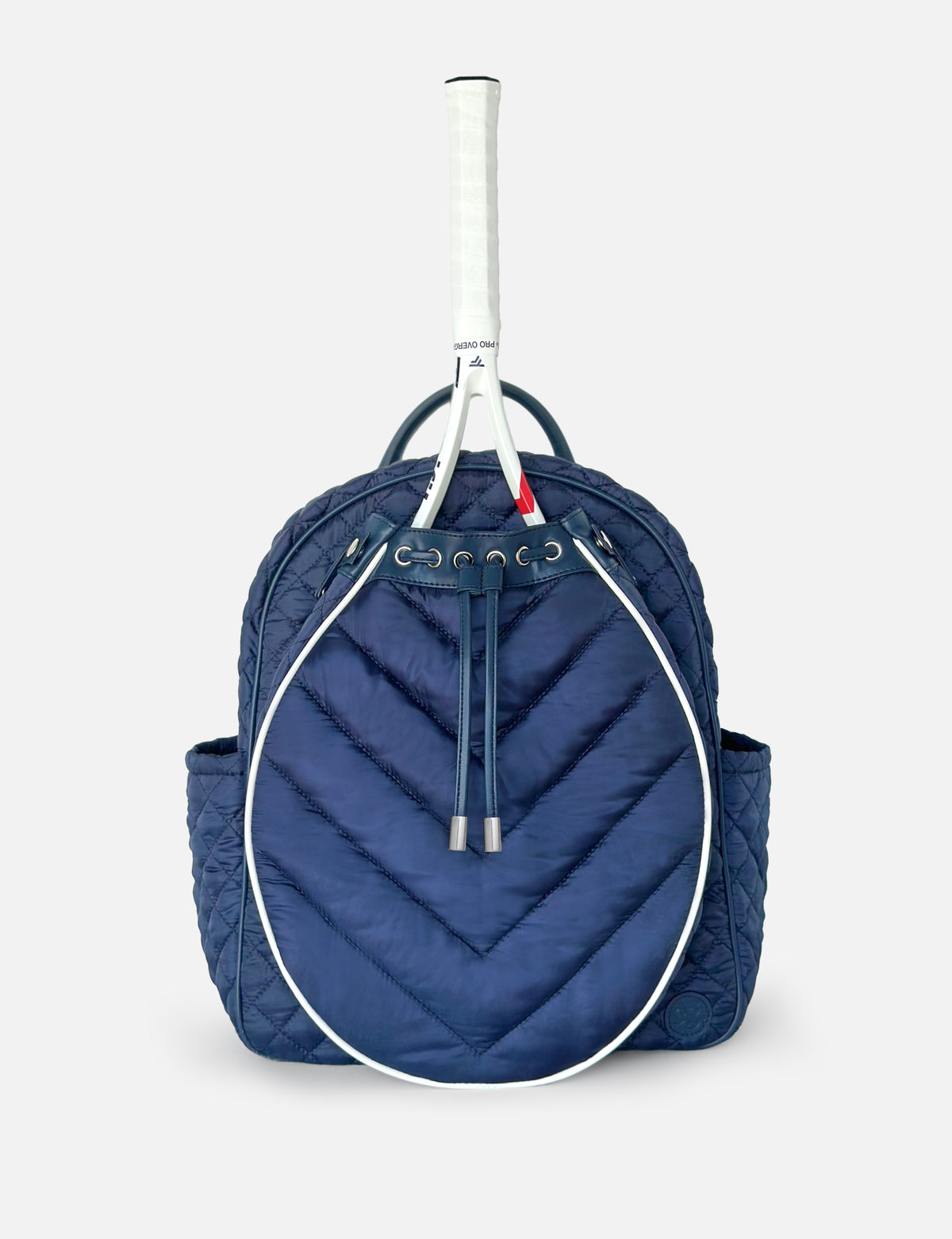 OBSESSED. Navy Tennis Convertible Backpack (October drop)