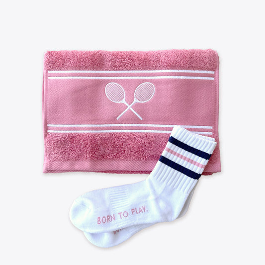 MATCHTIME Tennis Towel & Sock Set