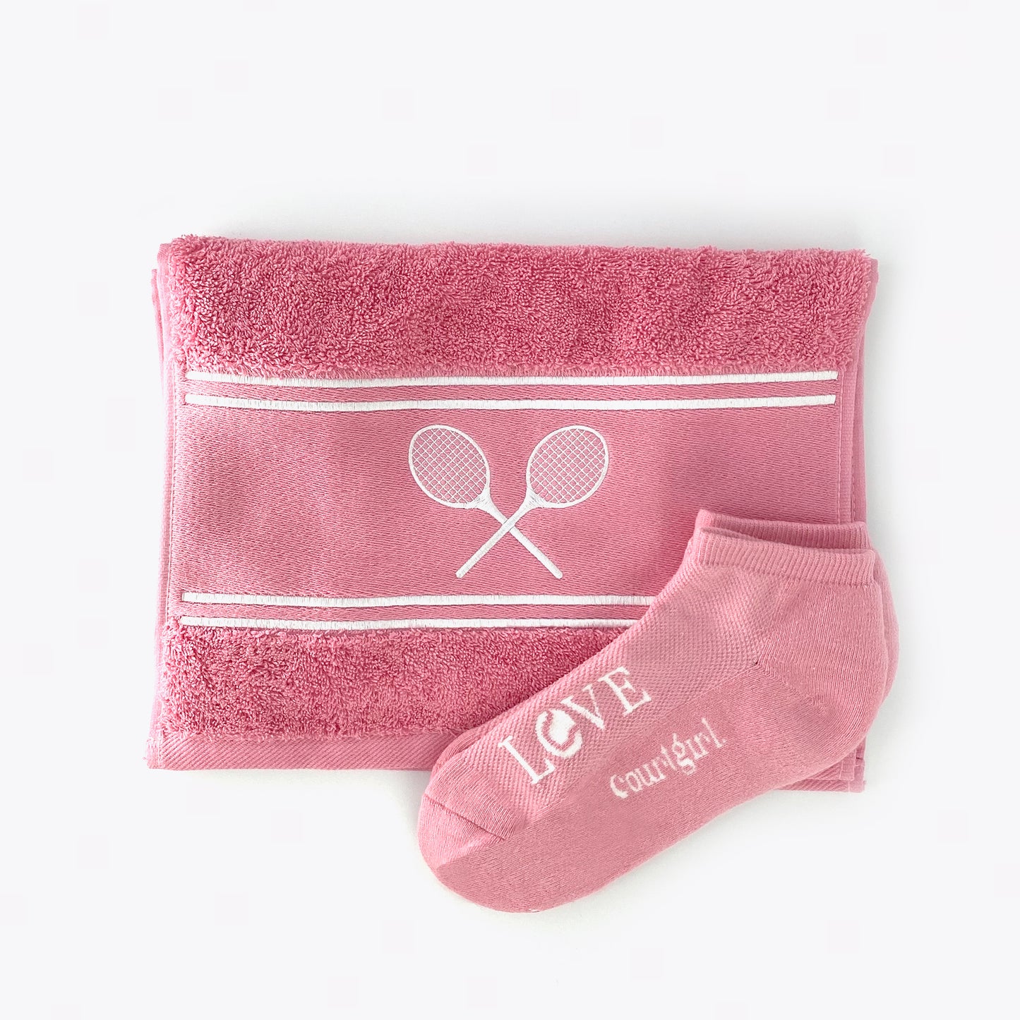 Matchtime Tennis Towel—Pink