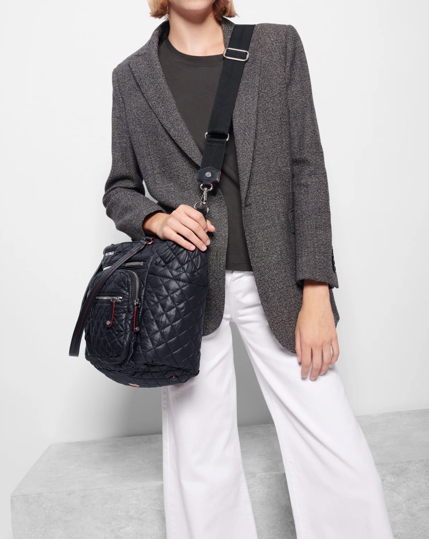 MZ Wallace Black Crosby Traveler