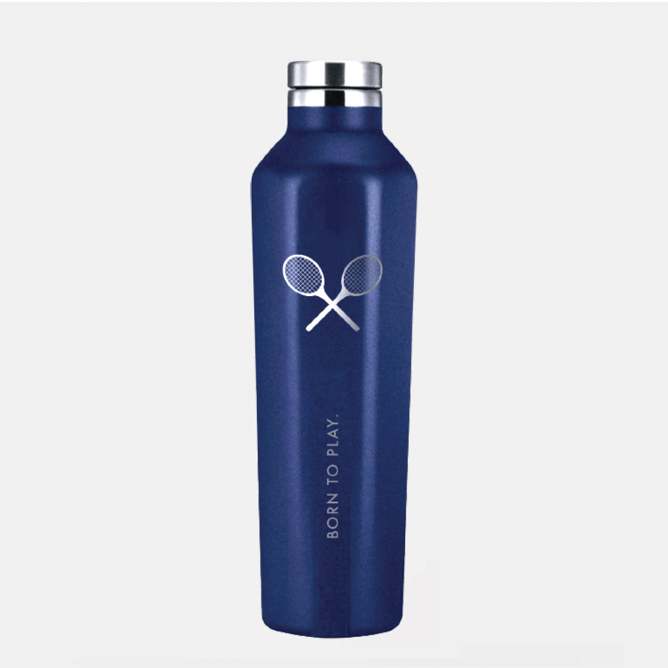 Born to Play Tennis Flask