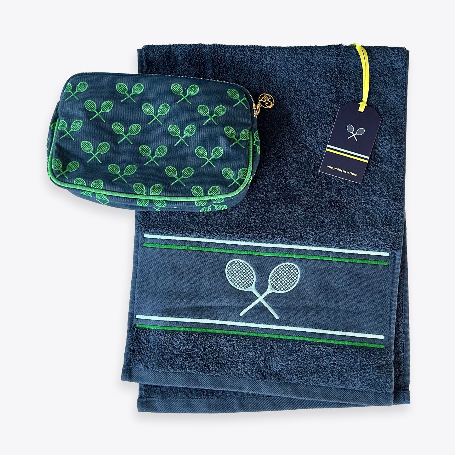 Matchtime Pouch + Navy Towel Gift Set
