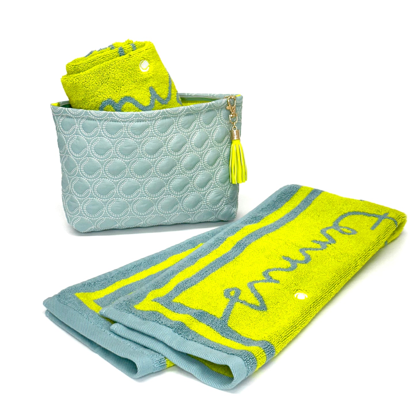 Matchday Travel Pouch & J'adore le Tennis Towel Gift Set