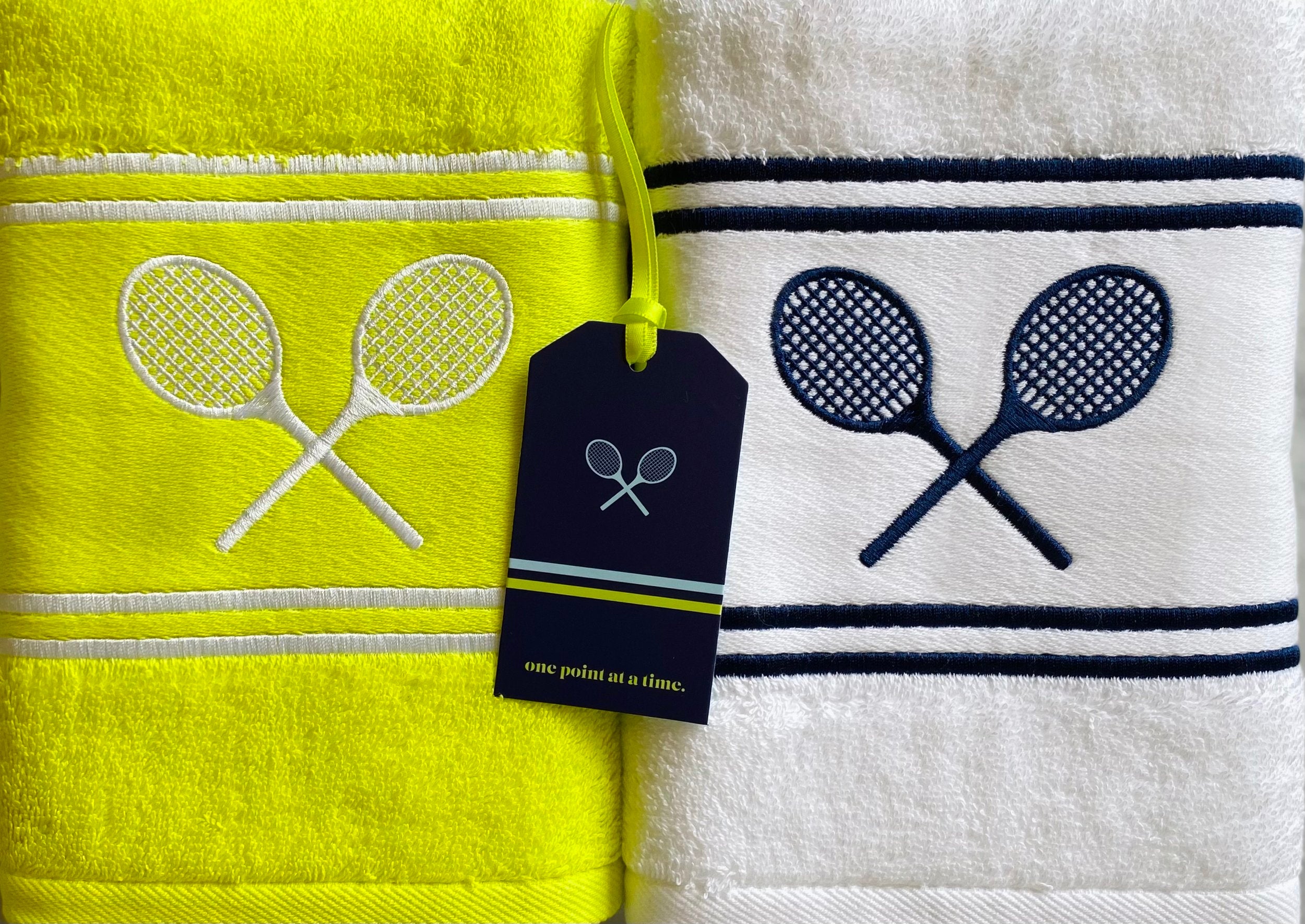 Matchtime Tennis Towel Yellow courtgirl